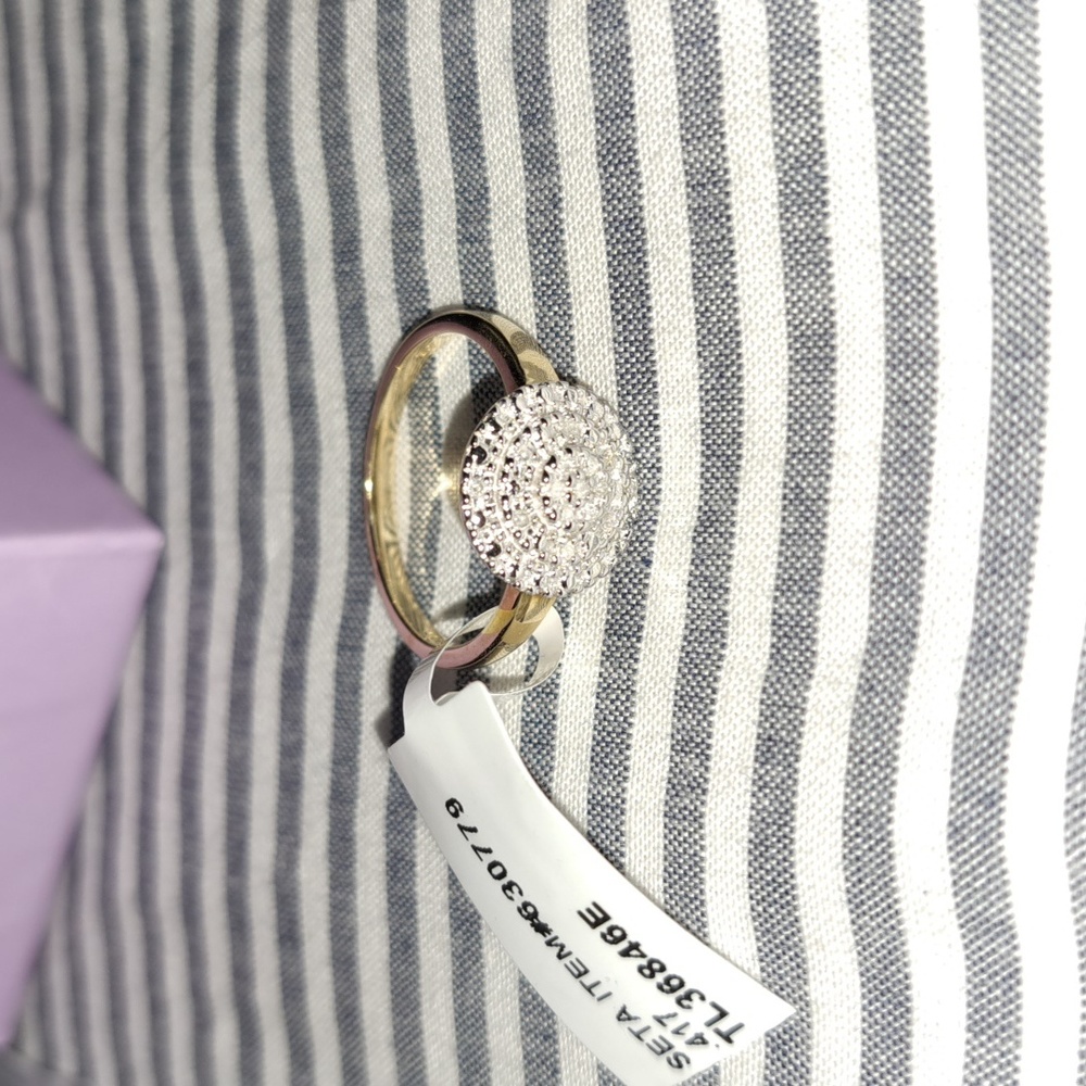 PalmBeach Jewelry 10K Gold Diamond Ring